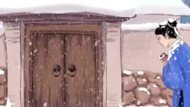 程门立雪大雪节气视频的预览图